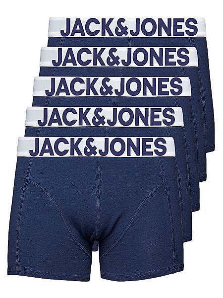 Jack & Jones Boxershorts Solid (5-St., 5er Pack) gute Passform durch elasti günstig online kaufen