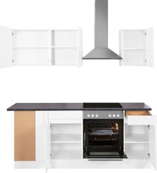 OPTIFIT Winkelküche "Roth" Stellmaße 210x175 cm,wahlweise mit E-Geräten, Pu günstig online kaufen
