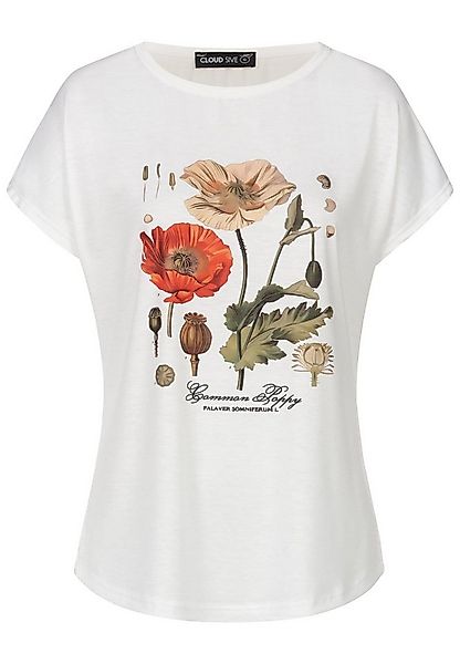 CLOUD 5IVE T-Shirt CLOUD 5IVE T-Shirt Flower Print (1-tlg) günstig online kaufen