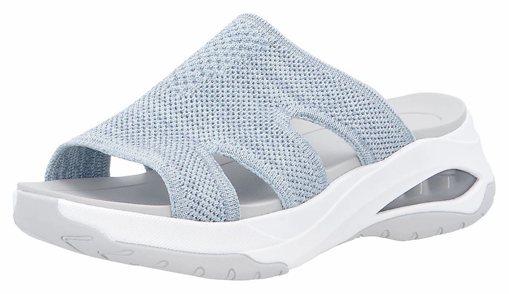 RIEKER Sport Pantolette "vegan" Sommerschuh, Hausschuh, Keilabsatz, in der günstig online kaufen