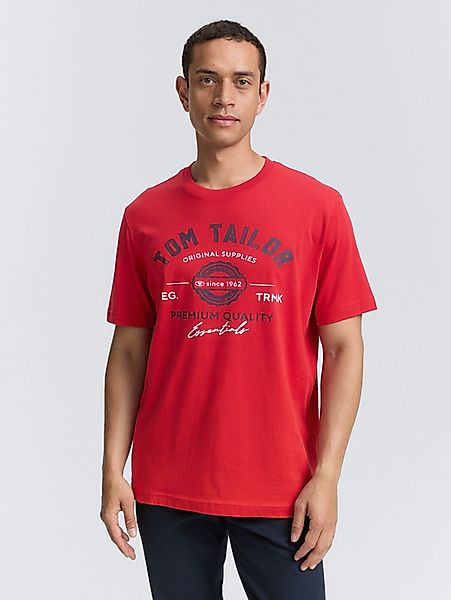 TOM TAILOR T-Shirt T-Shirt mit Logo-Print günstig online kaufen