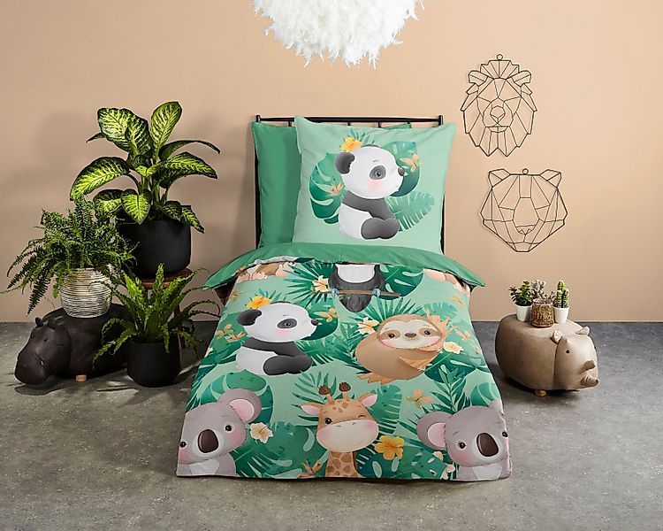 good morning Kinderbettwäsche Momo, Renforcé, 2 günstig online kaufen