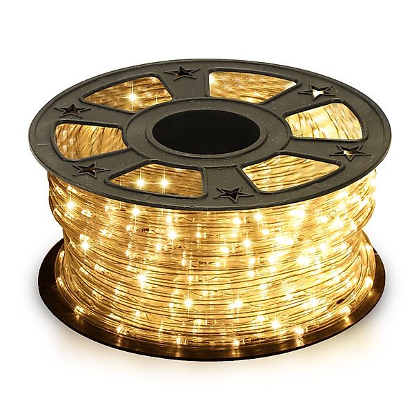 Clanmacy LED-Lichterkette 20M lichtschlauch Beleuchtung Warmweiß günstig online kaufen