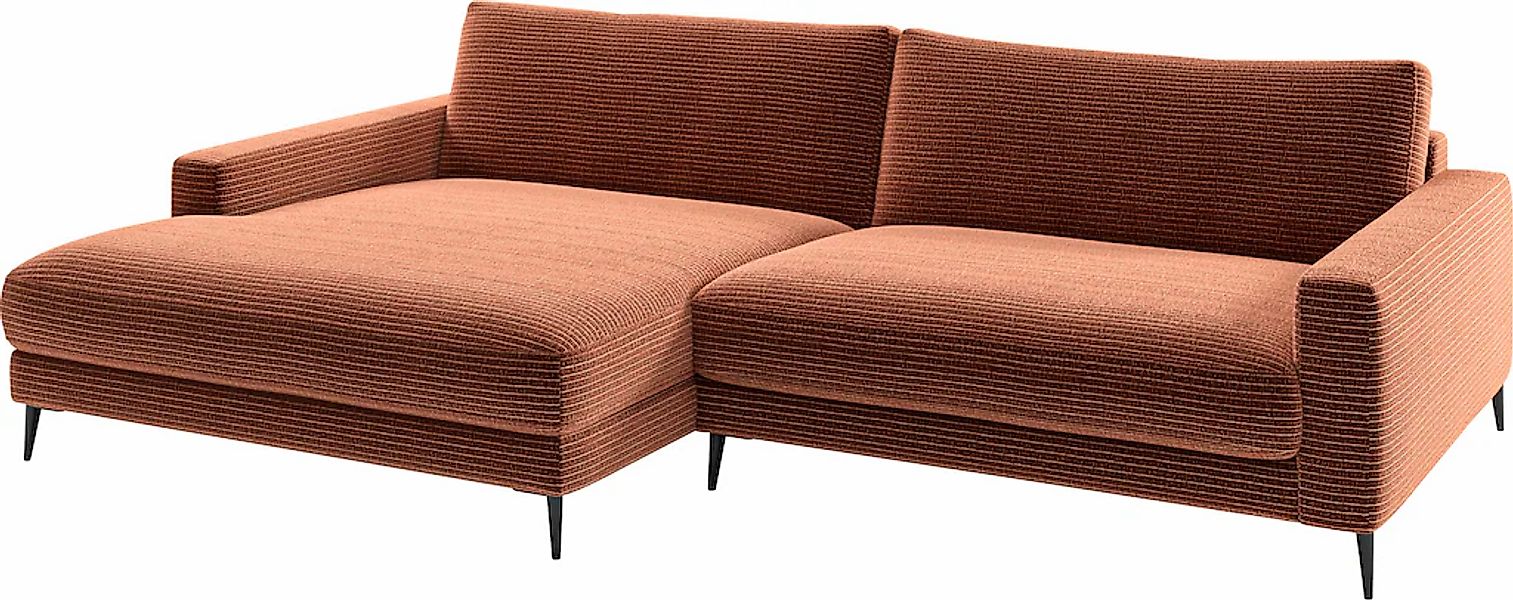 INOSIGN Ecksofa »Downtown, B/T/H: 272/190/84 cm L-Form« weicher Sitzkomfort günstig online kaufen