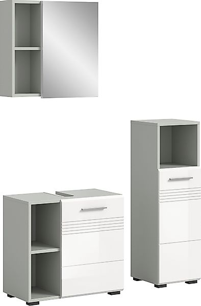 welltime Badmöbel-Set Calicio, bestehend aus: Waschbeckenunterschrank, günstig online kaufen