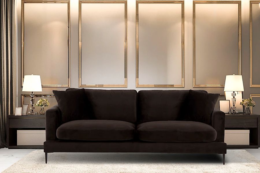 Leonique 3-Sitzer "Cozy elegantes Designsofa, Maße B/T/H: 211/97/80 cm", mi günstig online kaufen