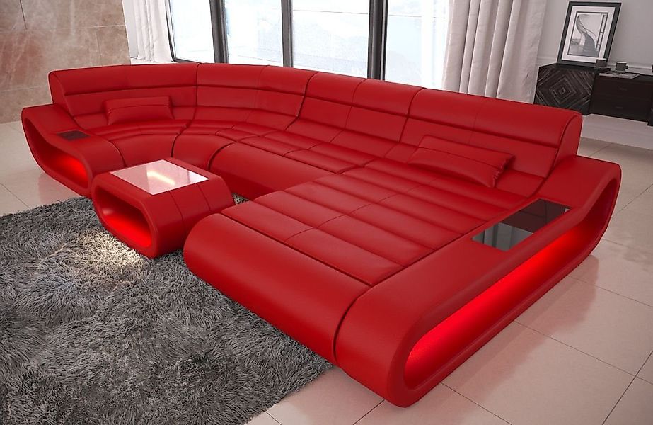 Sofa Dreams Wohnlandschaft Ledercouch Leder Sofa günstig online kaufen