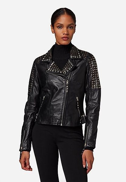 RICANO Lederjacke Studd Lederjacke im Biker-Stil mit Nietenbesatz günstig online kaufen