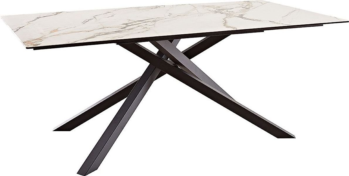 DELIFE Esstisch Edge, Keramik Calacatta Luxe günstig online kaufen
