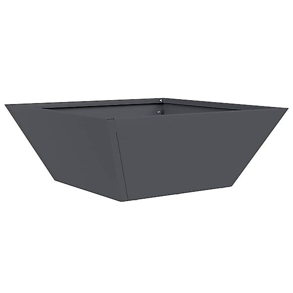 vidaXL Blumentopf Garten Schüssel Pflanzer Anthrazit günstig online kaufen