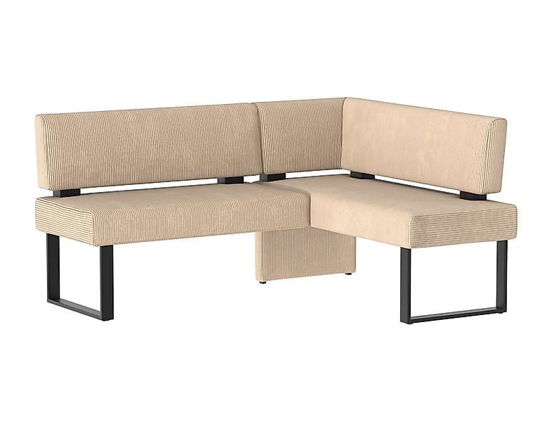 Home affaire Eckbank Oliver mit Metallgestell, günstig online kaufen