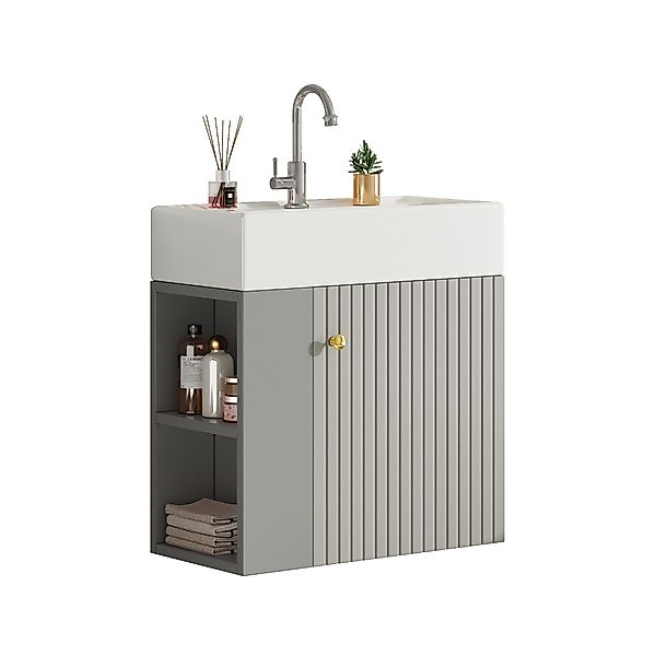 HAUSS SPOLE Waschtisch Waschbecken Badschrank-hängend mit günstig online kaufen