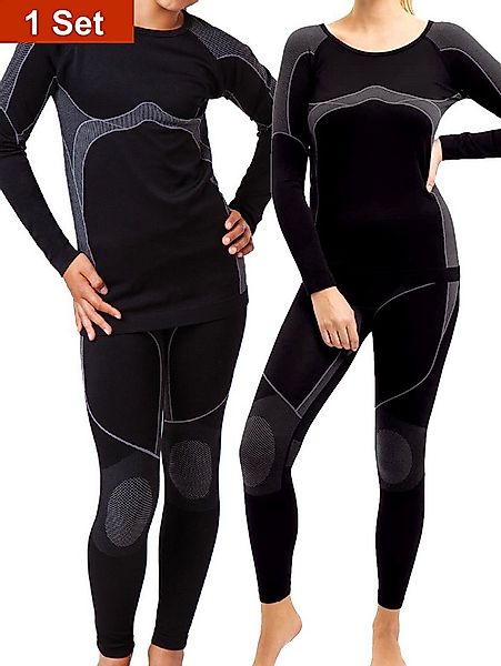 Cocain underwear Funktionsunterhemd Warme lange Ski Unterwäsche Damen Therm günstig online kaufen