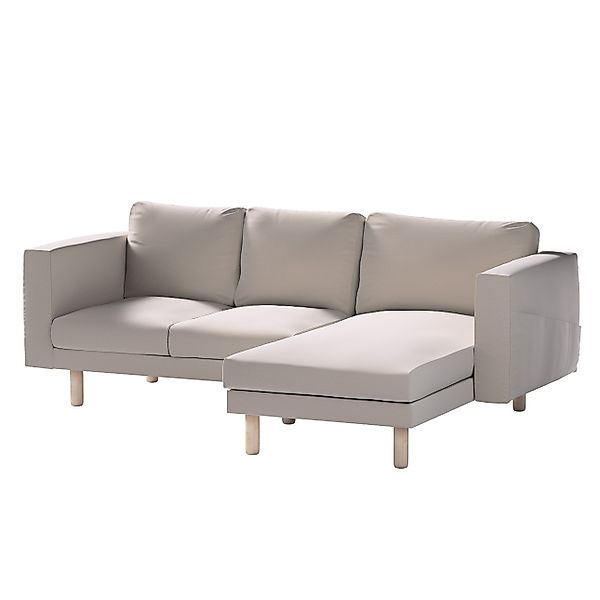 Bezug für Norsborg 3-Sitzer Sofa mit Recamiere, beige, Norsborg Bezug für 3 günstig online kaufen