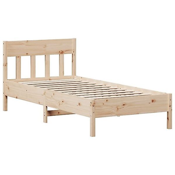 vidaXL Bett Massivholzbett ohne Matratze 100x200 cm Kiefernholz günstig online kaufen