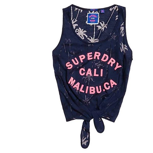 Superdry Surf Beach Ärmelloses T-shirt M Eclipse Navy günstig online kaufen