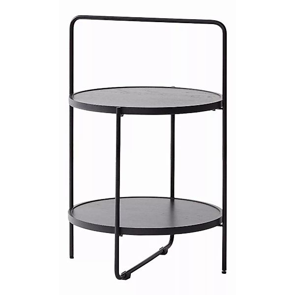 Andersen Furniture - Tray Beistelltisch - schwarz/H 68cm / Ø 46cm/Gestell s günstig online kaufen