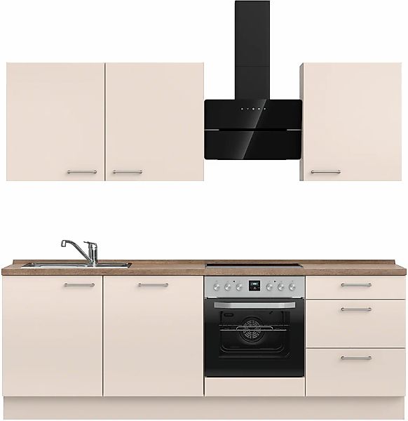 nobilia Küchenzeile ""Laser II", Ausrichtung wählbar, Breite 240 cm" vormon günstig online kaufen