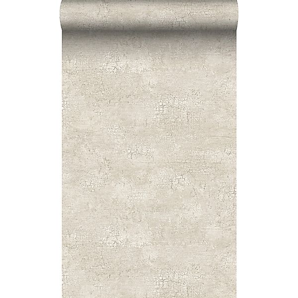 Origin Wallcoverings Tapete Naturstein mit Craquelé-Effekt Beige 53 cm x 10 günstig online kaufen