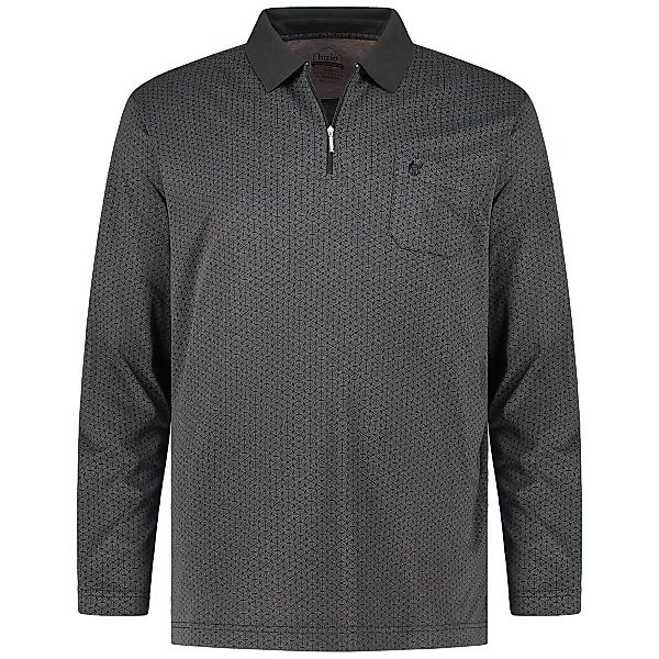 Hajo Poloshirt "Soft Knit", bügelleicht Farbe schwarz Größe: 3XL günstig online kaufen