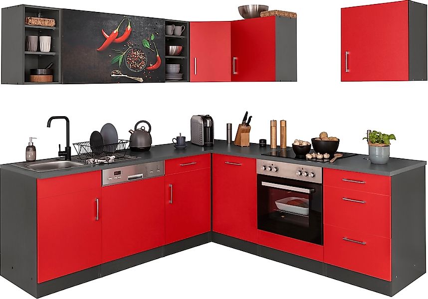 KOCHSTATION Küchenzeile "KS-Paris – Küchen mit einzigartigen Fotomotiven au günstig online kaufen