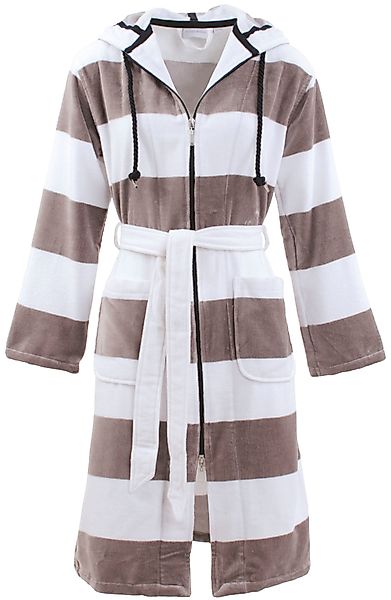 Carl Ross Damenbademantel 106410, Midilänge, Velours, günstig online kaufen