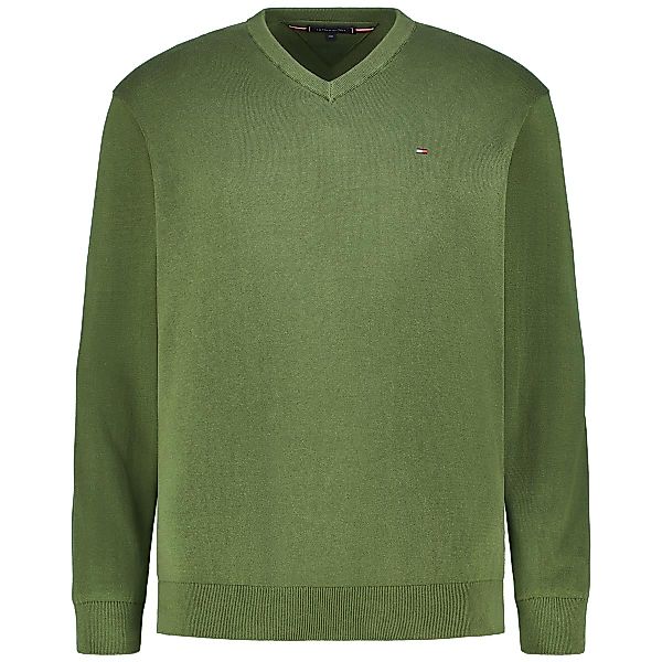 Tommy Hilfiger Pullover aus Baumwolle Farbe grün Größe: 4XL günstig online kaufen