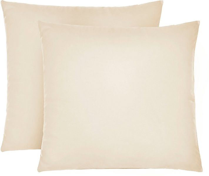 Biberna Kissenbezug Michi Feinjersey mit Reißverschluss, (2 Stück), verschi günstig online kaufen