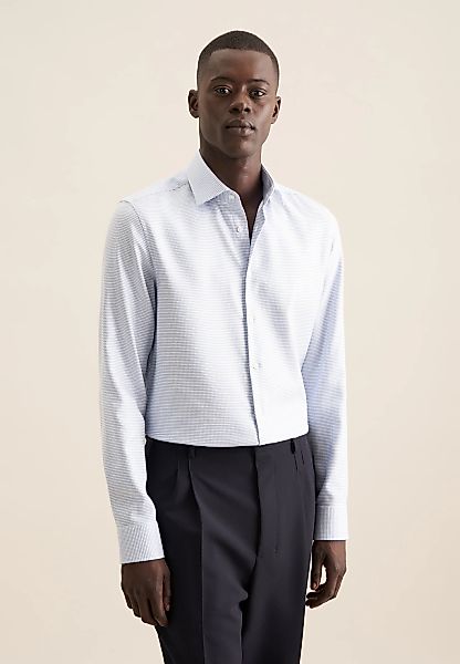 seidensticker Businesshemd "Slim" Slim 1/1 Kentkragen Struktur günstig online kaufen