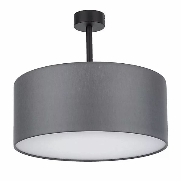 famlights | Deckenleuchte Melinda in Grau E27 4-flammig 400mm günstig online kaufen