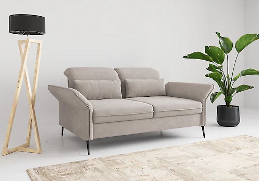 sit&more 2,5-Sitzer "Emely, inkl. Sitztiefenverstellung", wahlweise mit Bet günstig online kaufen