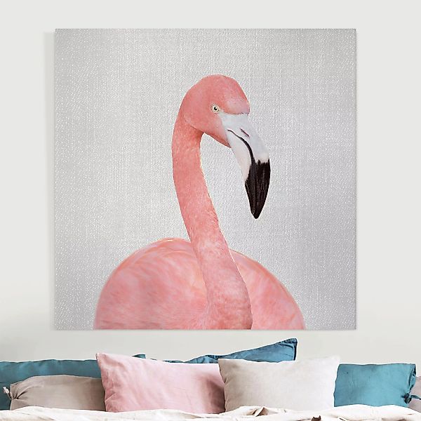 Leinwandbild Flamingo Fabian günstig online kaufen
