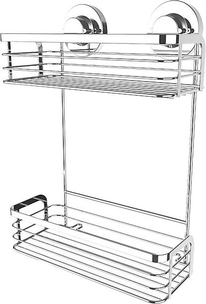 CORNAT Duschregal 3 in 1 - Zwei extra höhe Körbe - Zur Wandmontage - Duscha günstig online kaufen