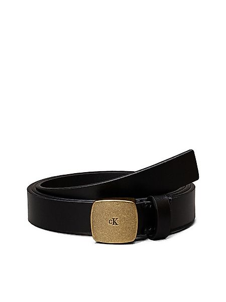 Calvin Klein Jeans Ledergürtel CASUAL PLAQUE BUCKLE 20MM mit großer Schnall günstig online kaufen