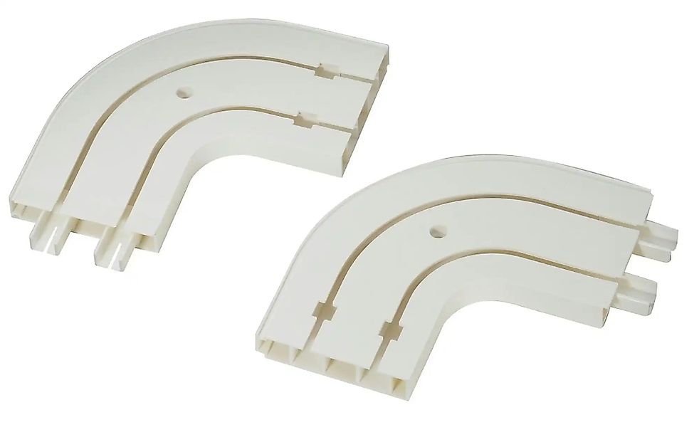 Mydeco VHS Rundbogen 2-Lauf   ¦ weiß ¦ Kunststoff ¦ Maße (cm): B: 17 H: 1,7 günstig online kaufen