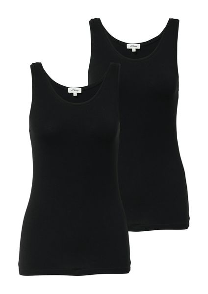 s.Oliver Tanktop (2-tlg) 2-er Pack, Sommertop, günstig online kaufen