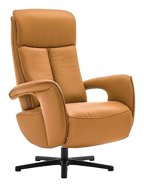 HUKLA Relaxsessel HU-ES19141, Currygelb, Leder, mit günstig online kaufen
