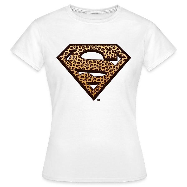 Spreadshirt T-Shirt Superman Leoprint Logo Frauen günstig online kaufen