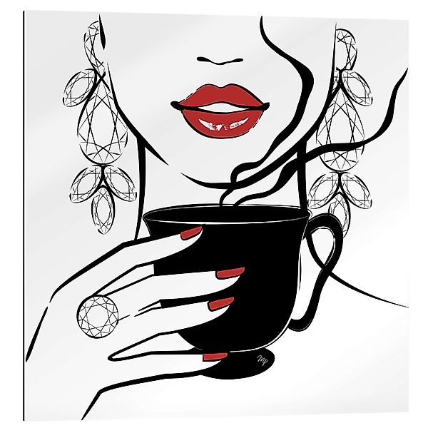 Posterlounge Wandbild Kaffee-Zeit, Martina illustration, erhältlich günstig online kaufen