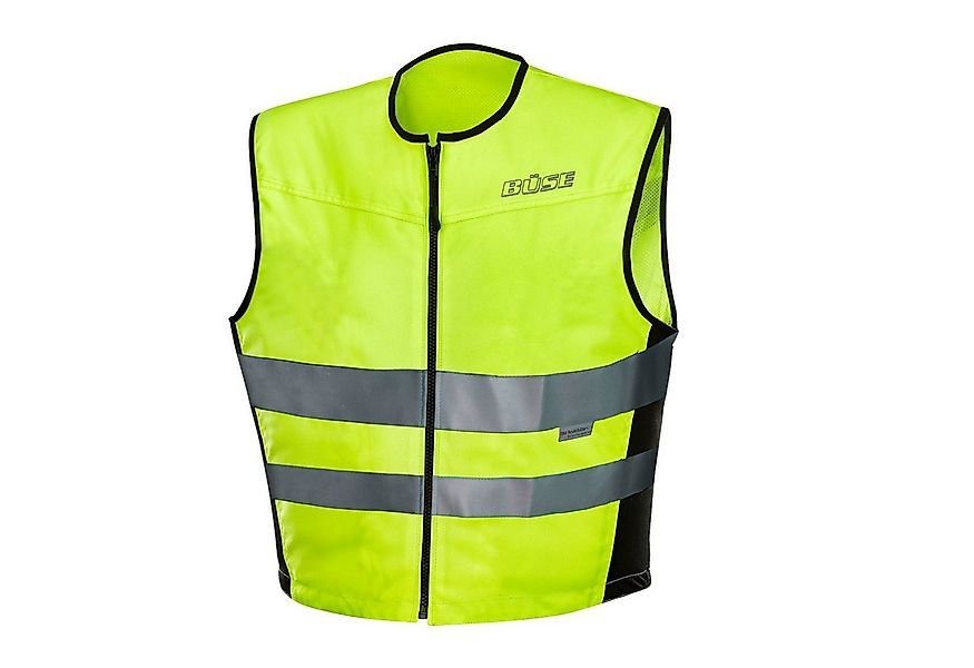 Büse Motorradjacke Büse Warnweste 3M schwarz / neon gelb 3XL atmungsaktiv günstig online kaufen