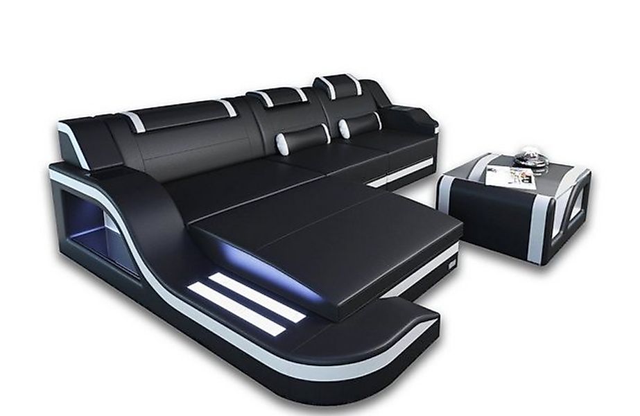 Sofa Dreams Ecksofa Ledersofa Palermo L Form Leder Sofa Leder, Couch, mit L günstig online kaufen