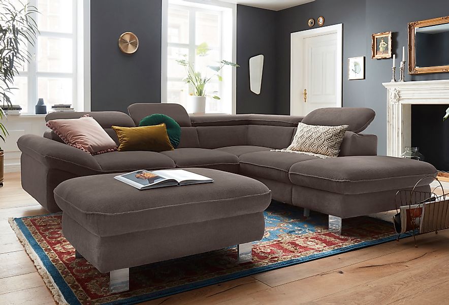 COTTA Polstergarnitur »Driver L-Form« Set, 2 Stk. tlg. Set bestehend aus: E günstig online kaufen