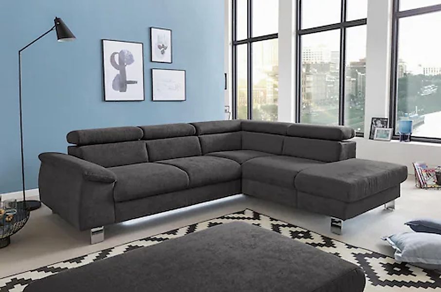 COTTA Polstergarnitur »Komaris L-Form«, (Set), Set bestehend aus: Ecksofa m günstig online kaufen
