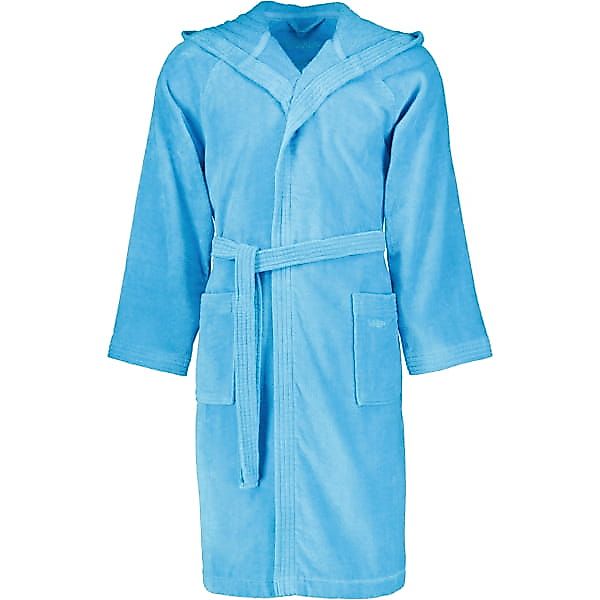 Vossen Bademäntel unisex Kurzmantel mit Kapuze Texas - Farbe: turquoise - 5 günstig online kaufen