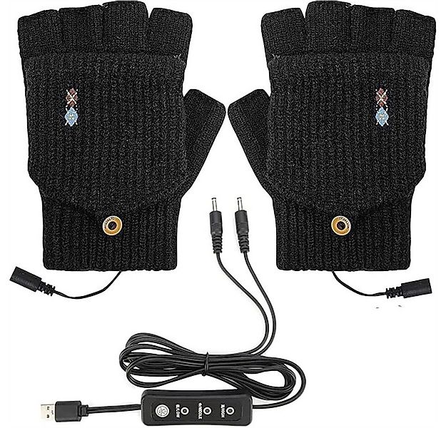 autolock Strickhandschuhe USB-Heizhandschuhe, waschbare volle & halbe Finge günstig online kaufen