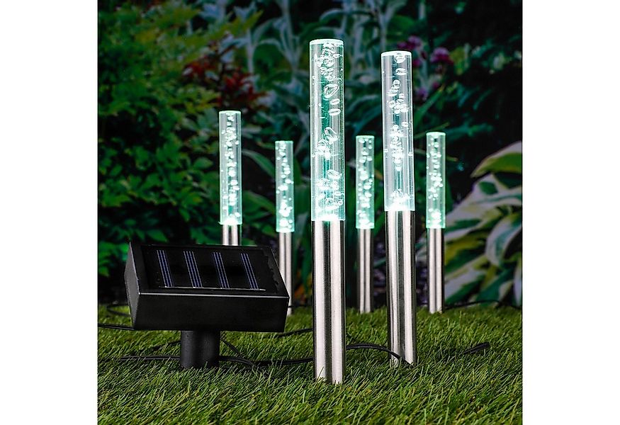 Gravidus LED Solarleuchte 6er Set LED Solarleuchten Bubbles für stimmungsvo günstig online kaufen