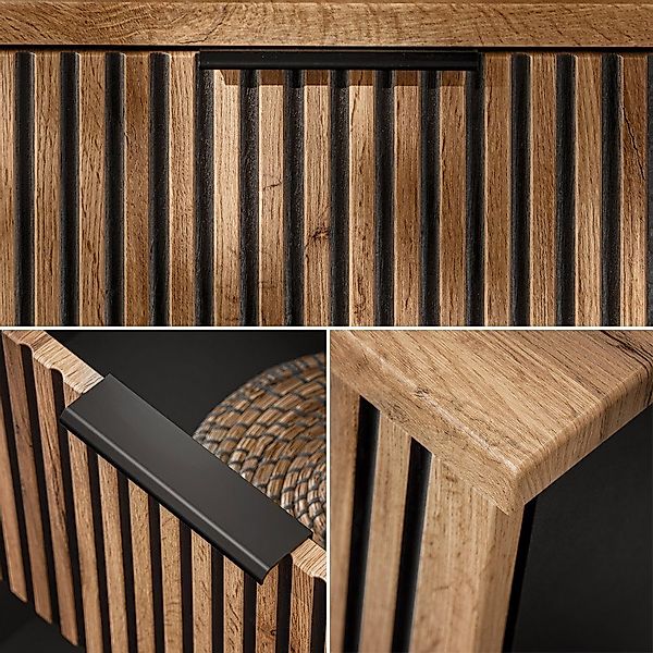 Lomadox Badmöbel-Set XANTEN-56, (Spar-Set, 3-St), anthrazit, günstig online kaufen