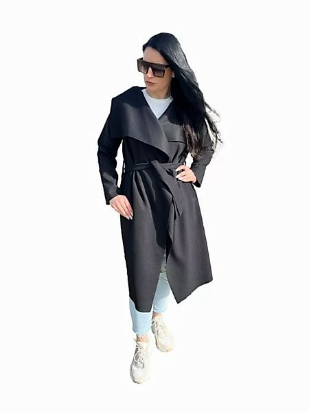 Lelü Fashion Langjacke Langer Mantel mit Bindeband günstig online kaufen