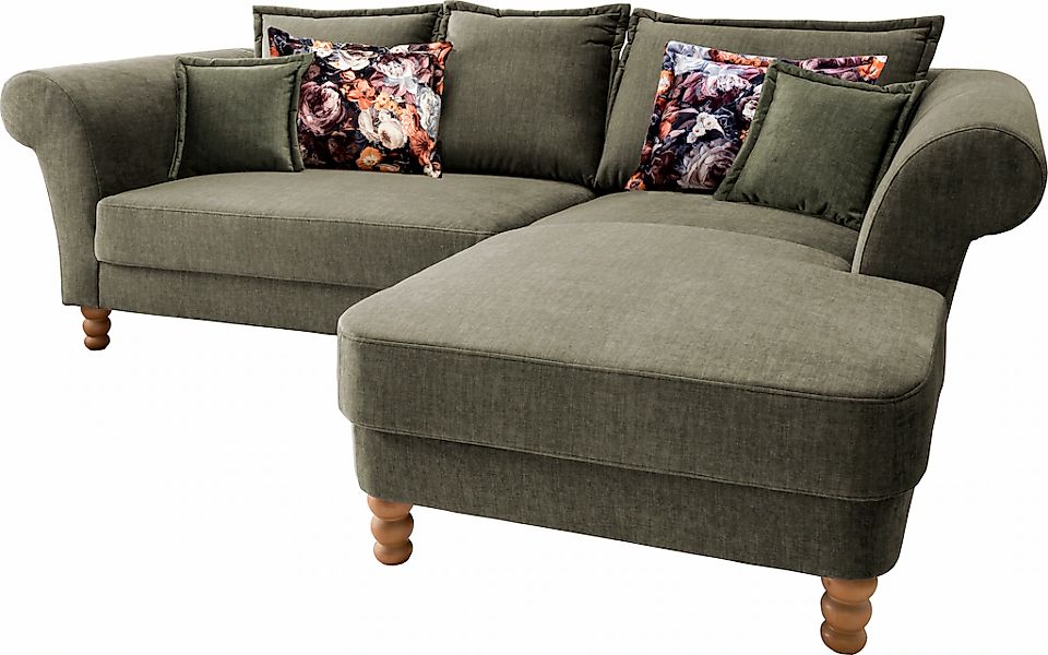 Home affaire "Tassilo Mega Polsterecke mit Kaltschaum im Sitz, bequem, L-Fo günstig online kaufen