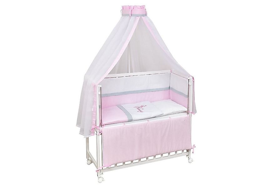 Baby-Delux Beistellbett Babybett Princess, Stillbett 90x40 weiß höhenverste günstig online kaufen
